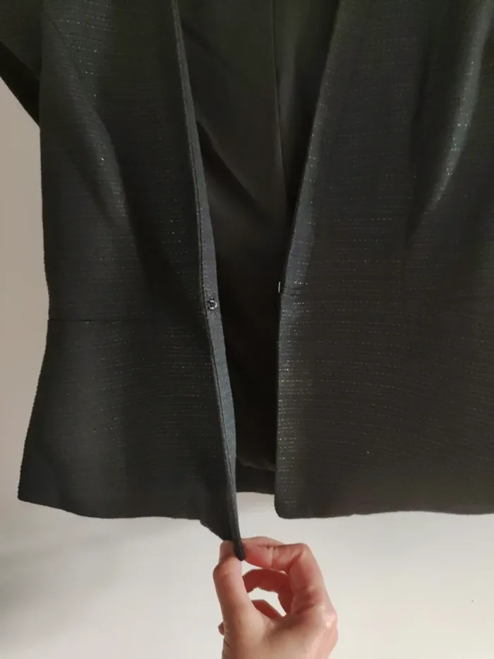 Veste manche courte noire 36 - photo numéro 3
