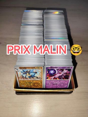 Lot de 100 cartes Pokémon VF en très bon état