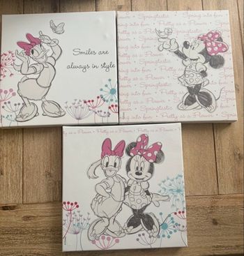 Tableau Disney Minnie et Daisy