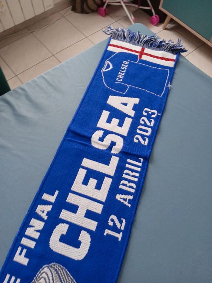 Écharpe foot match real Madrid Chelsea 2023 - photo numéro 4