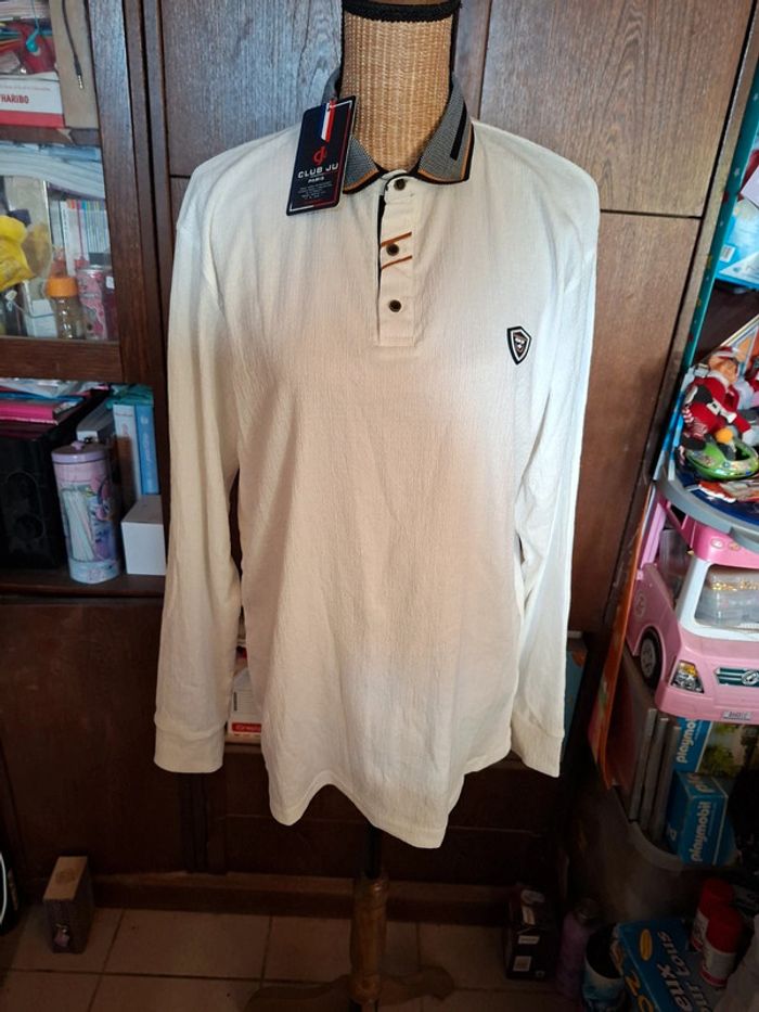 Tee-shirt  polo manches longues XL
