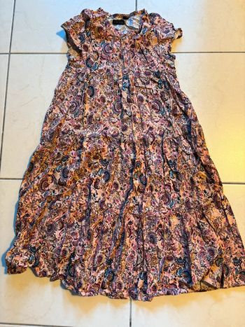 Robe longue ikks saumon