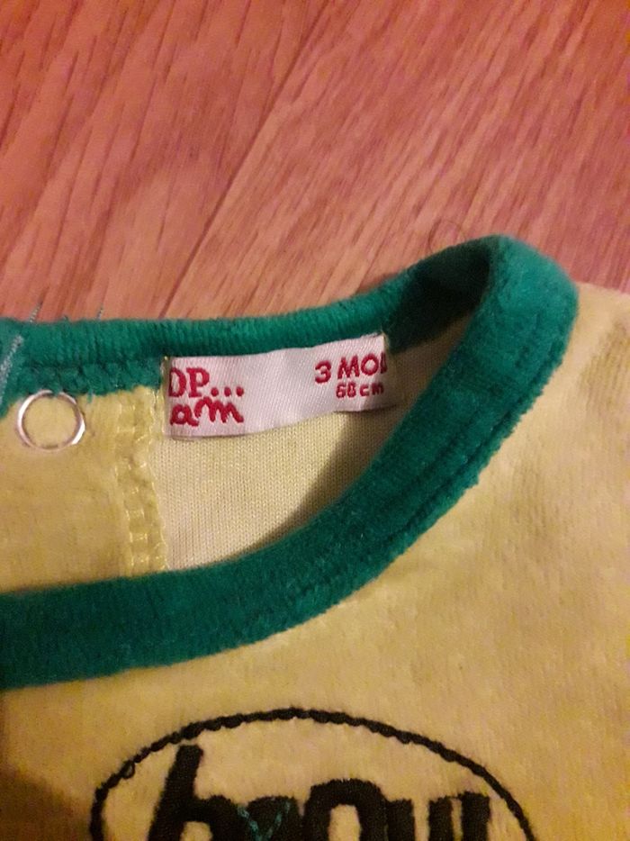 Haut de pyjamas bébé garçon Du Pareil au même  3 mois - photo numéro 2