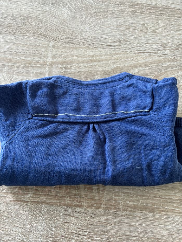 Gilet bleu paillettes Orchestra t.9m - photo numéro 3