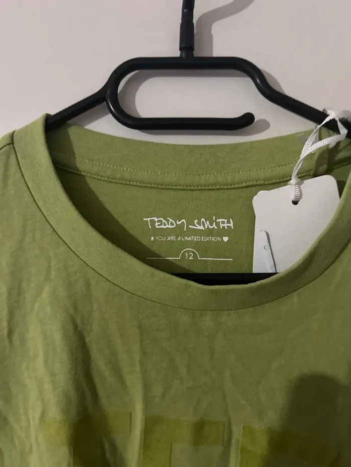 T-shirt vert pomme Teddy Smith 12ans - photo numéro 2