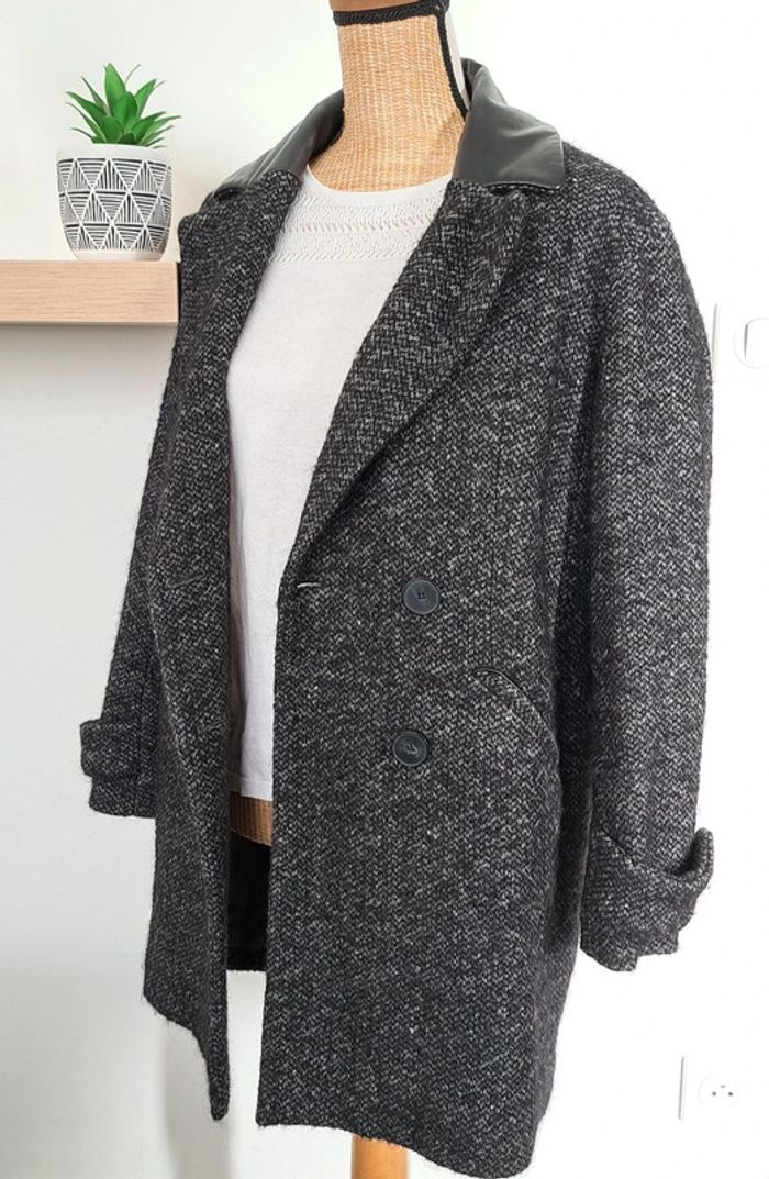 Manteau Comptoir Des Cotonniers en laine - photo numéro 4