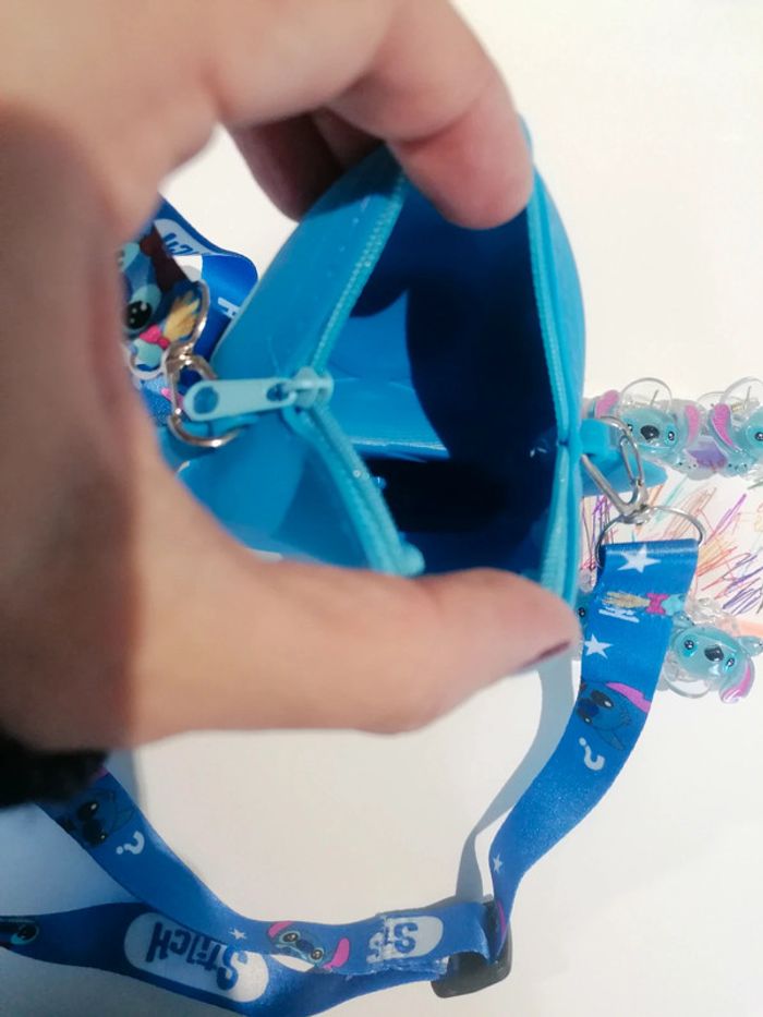 Ensemble sac Stitch, pinces Stitch,coffre bijoux Stitch 👧🏻 - photo numéro 9