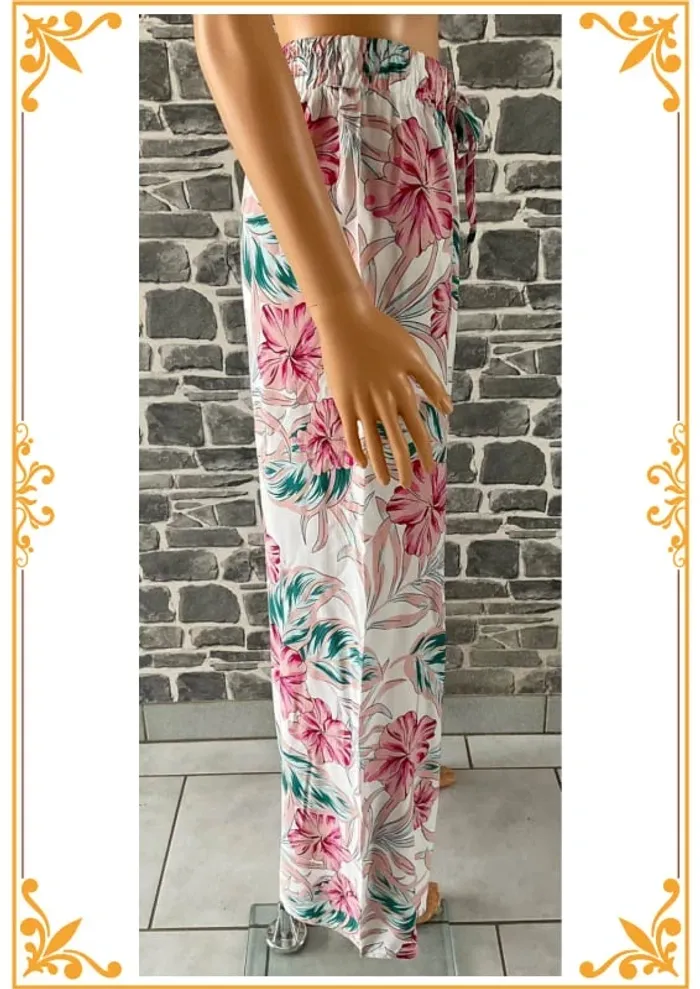 Pantalon Palazzo " Cotton bio " - photo numéro 3