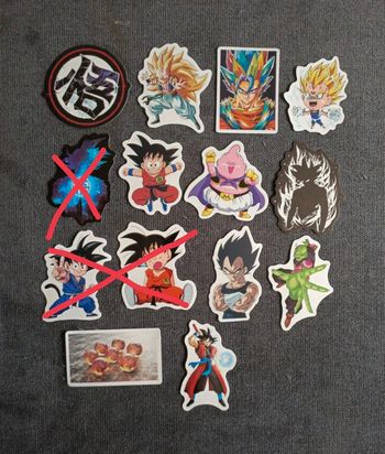 Autocollants stickers dragon ball Z