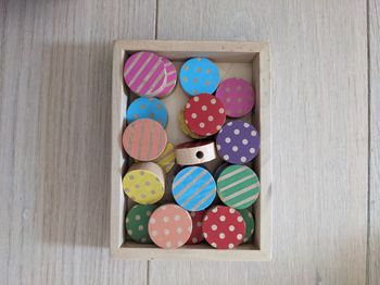 Perles en bois 2 faces