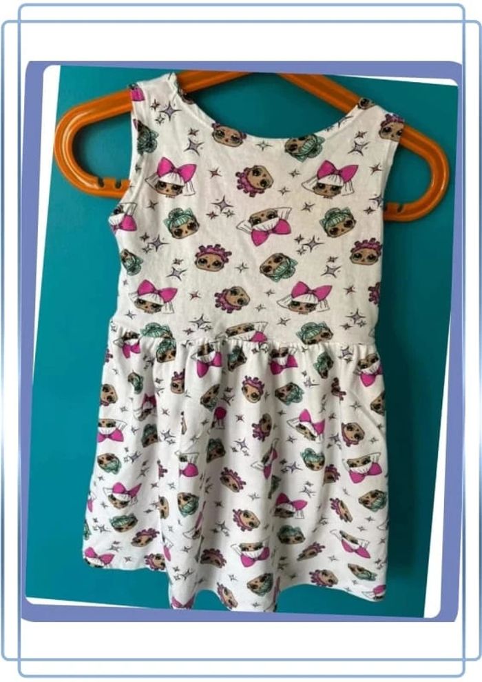 Jolie robe en coton 3/4 ans LOL - photo numéro 2