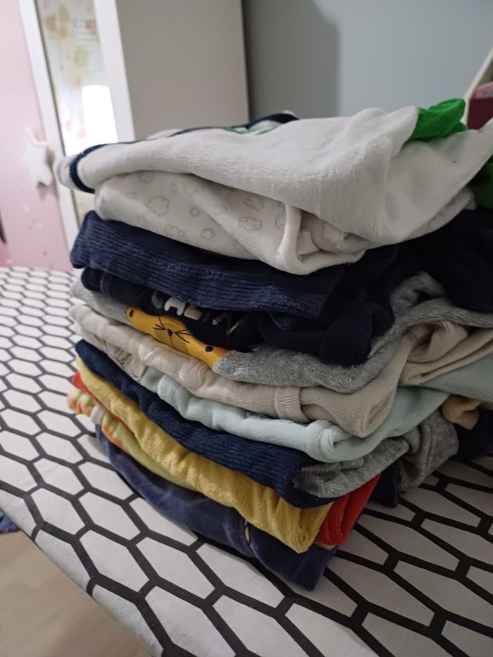 Lot de 10 pyjamas grenouillère 1 mois - photo numéro 2