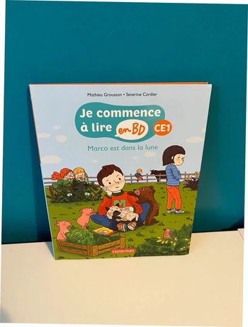 Livre je commence à lire en BD CE1 Maroc est dans la Lune