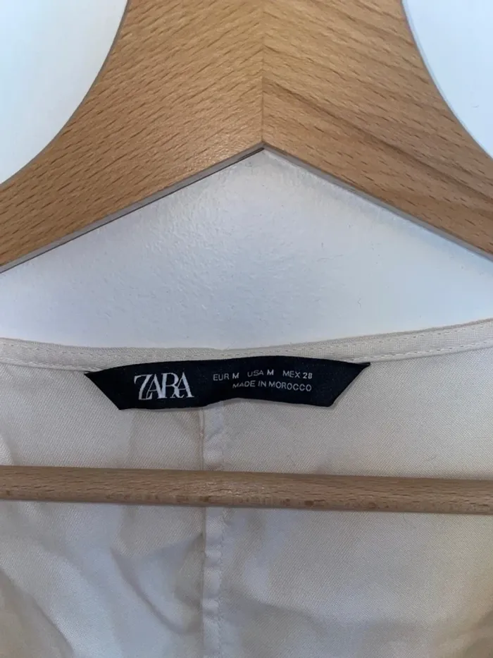 Robe beige Zara M - photo numéro 2