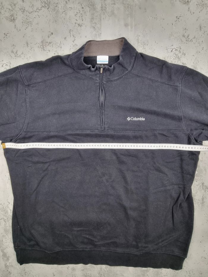Sweat Columbia 1/4 Zip noir – Taille XXXL Homme (mesures en photos) - photo numéro 11
