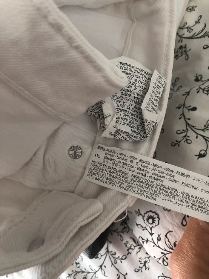 Superbe beau jean taille haute Zara stove pipe neuf avec étiquette taille 40 - photo numéro 8