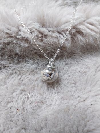 Collier fleurs séchées