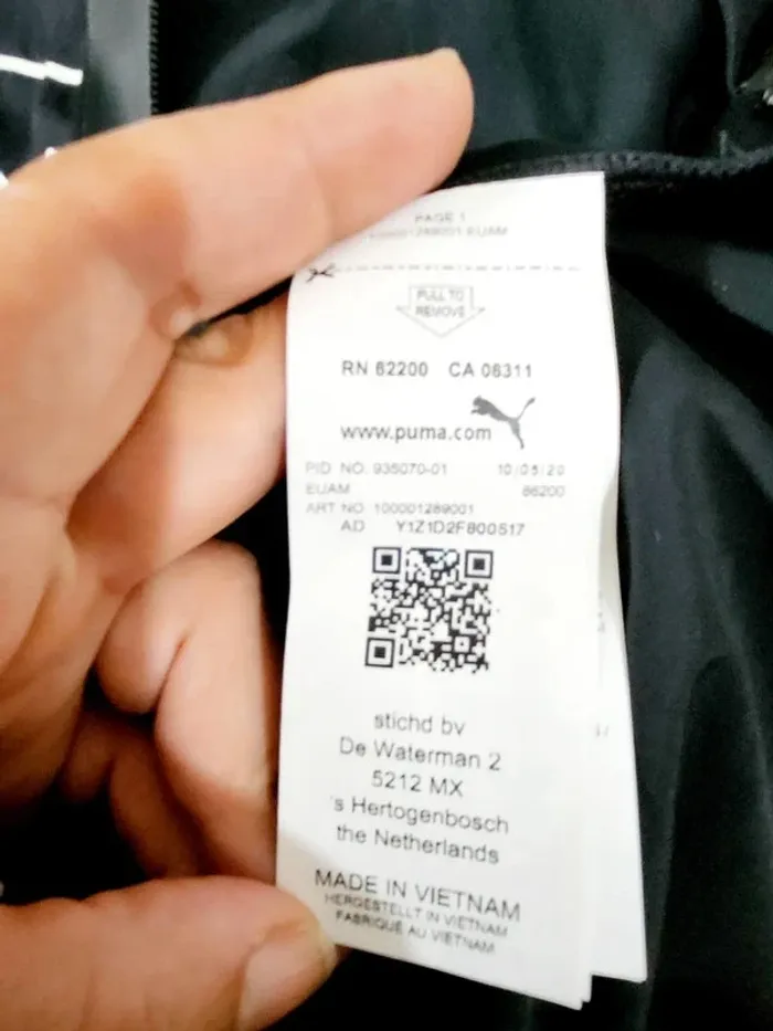 Veste sport PUMA Cropped Rashguard - Taille XL - Neuf avec étiquette - photo numéro 7