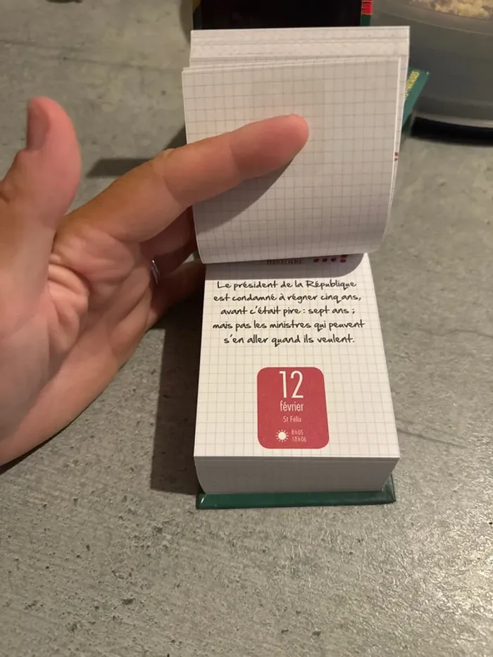 Livre calendrier Perle de cancre - photo numéro 3