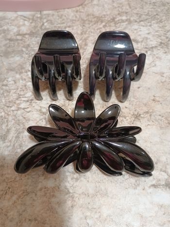 3 pinces à cheveux
