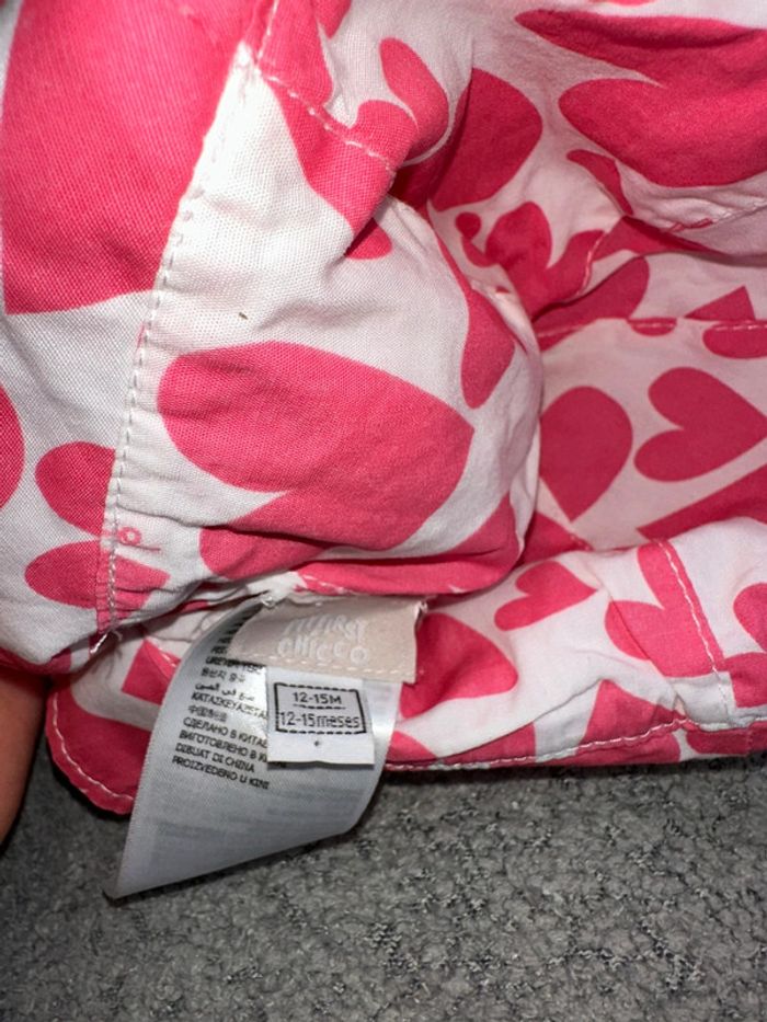 Chapeau / bob rose à cœurs Chicco - photo numéro 2