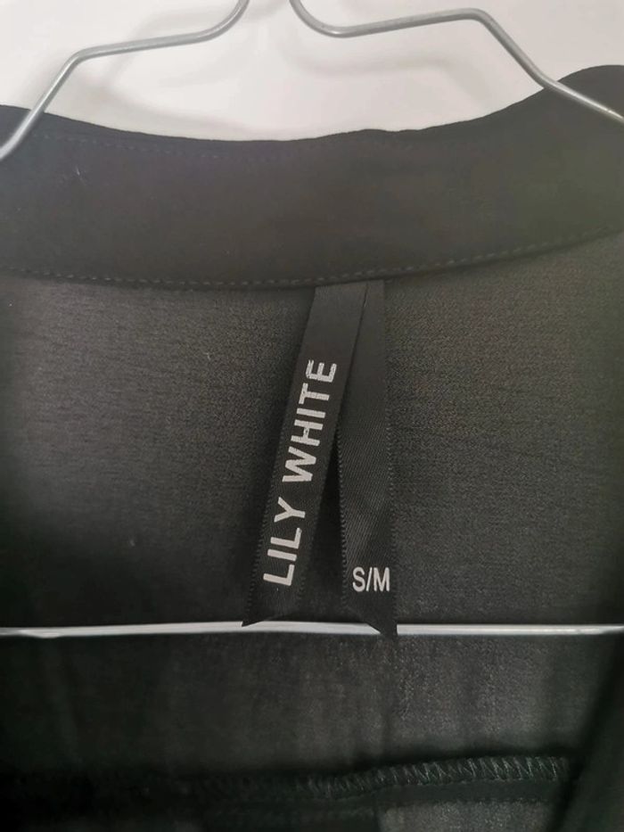 Robe chemise légère noire Lily White - photo numéro 4