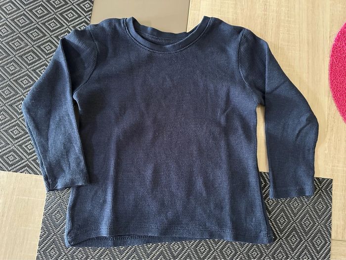 Tee shirt manches longues marine