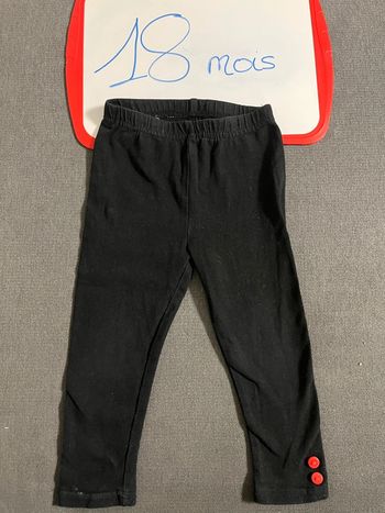 Legging noir 18 mois