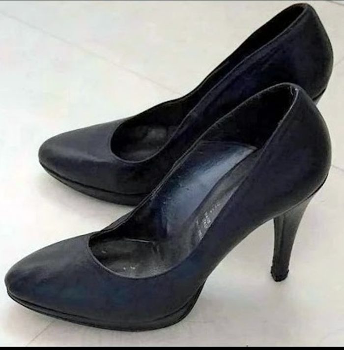 Escarpins cuir - photo numéro 2