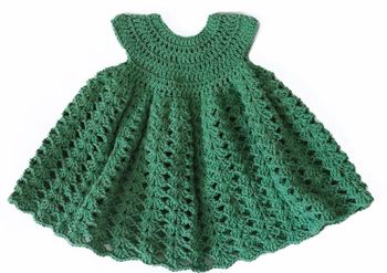 robe bébé au crochet fait main 3 / 6 Mois