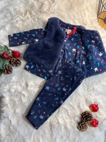 Ensemble de Noël bébé fille