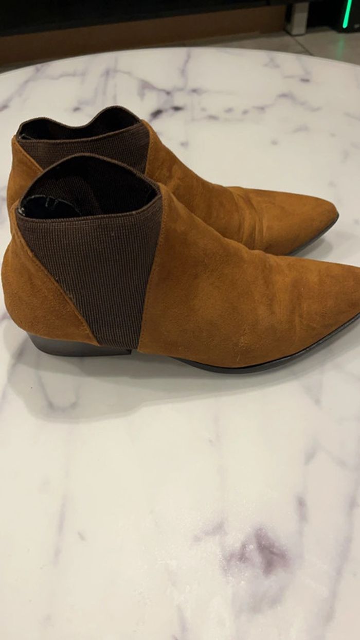 Bottines camel - photo numéro 3