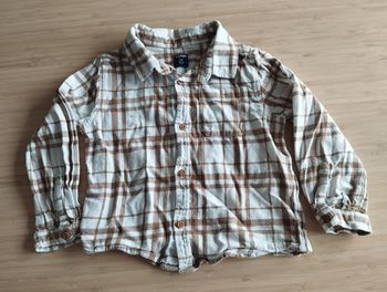 chemise a carreaux Kiabi 2 ans