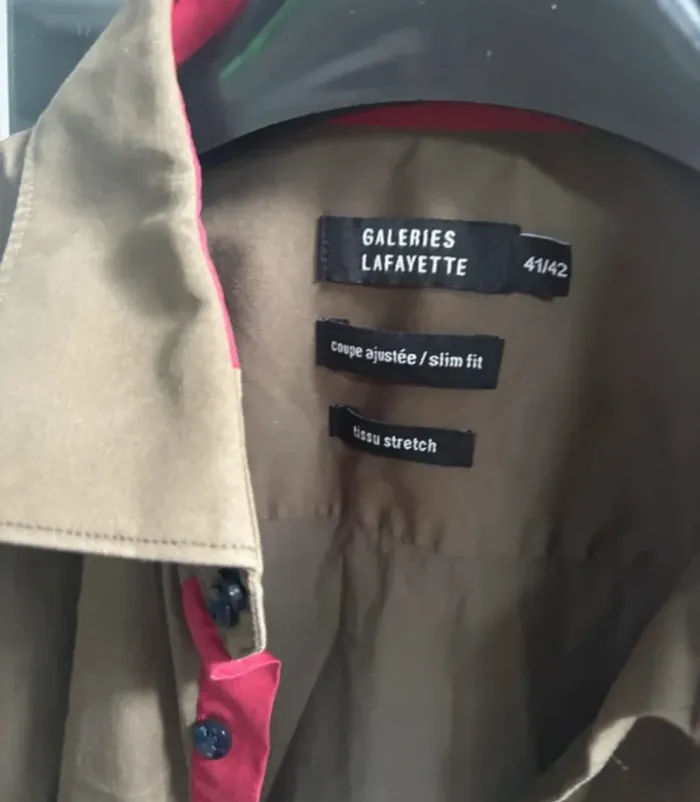 Chemise homme 41/42 galerie Lafayette - photo numéro 3