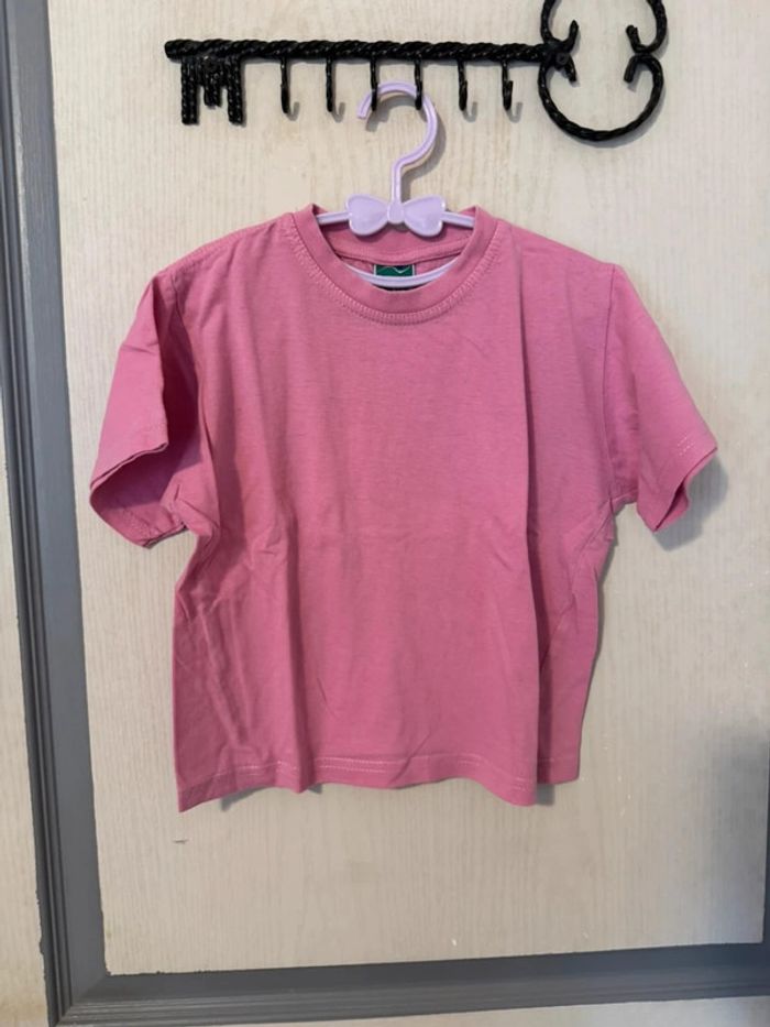 T-shirt rose fille