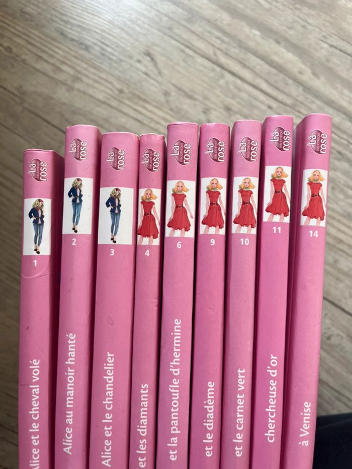 Lot de livres Alice, la bibliothèque rose