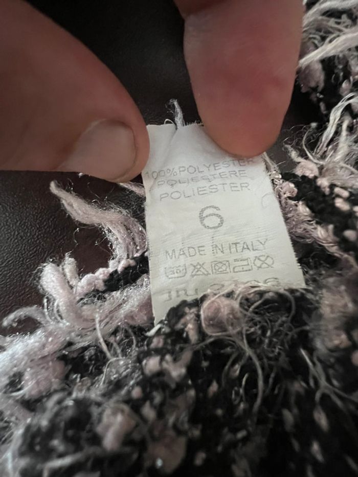 Pull fille sequin taille 6 ans avec paillette écaille en parfait état made in italy - photo numéro 5