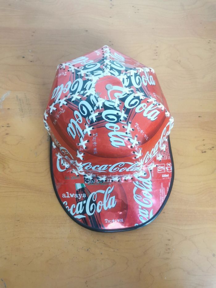 Casquette en cannette coca-cola - photo numéro 2