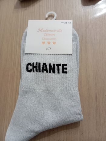 Chausettes a paillettes 