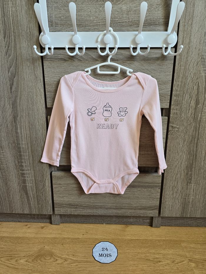 Vêtement Bébé Fille - Lot de bodies - Gémo - 24 mois - photo numéro 4