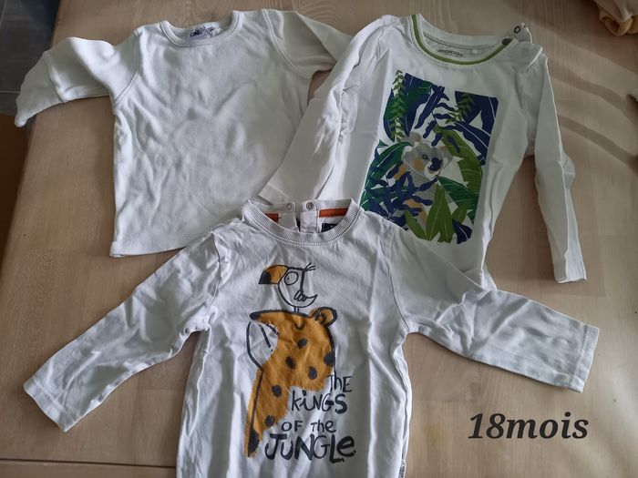 Lot de 6 t-shirts manches longues 18mois - photo numéro 2