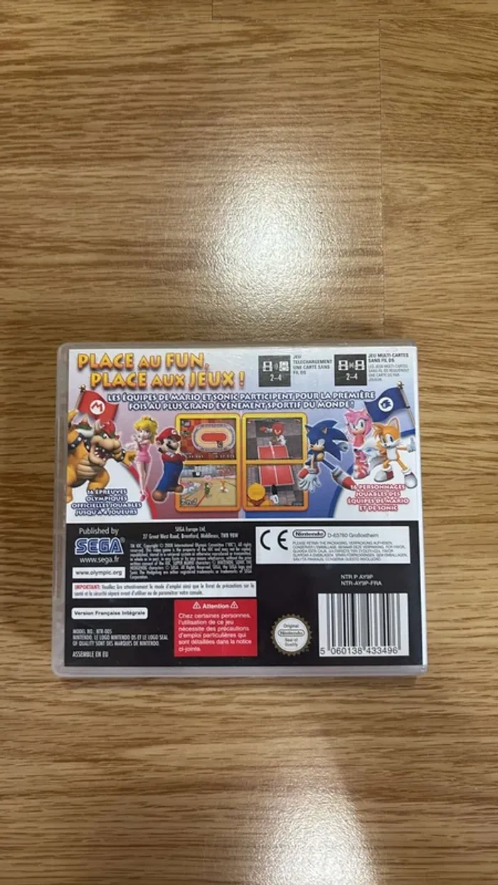 Jeu Nintendo DS Mario & Sonic aux jeux olympiques - photo numéro 3