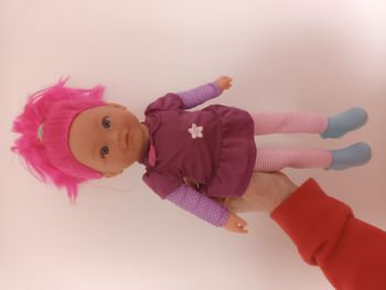poupée corolle cheveux rose avec des bottes nephelie dolls 38cm