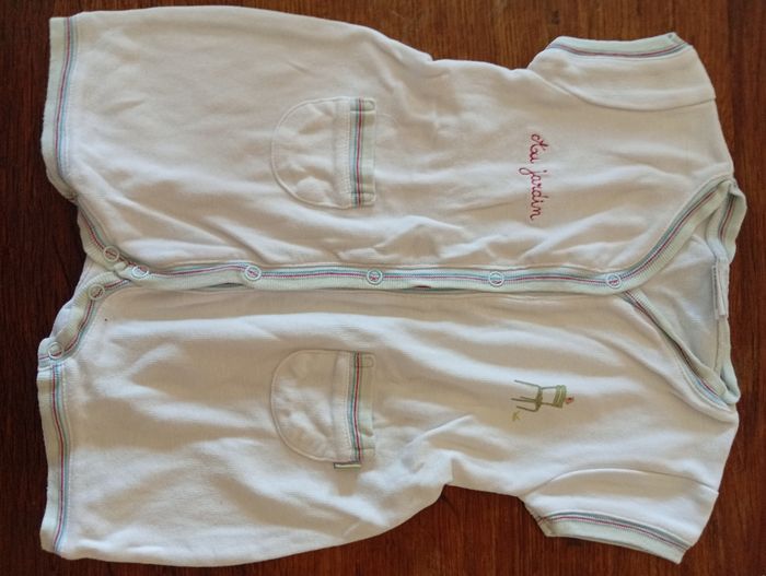 Lot de 6 combishort taille 6 mois - photo numéro 2