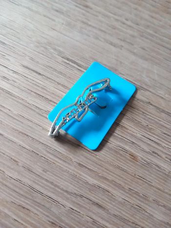 🟩bijou Neuf broche argenté motif oiseau Arthritis