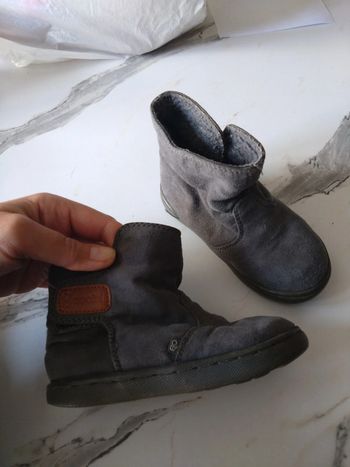 Bottines hiver grise t 22 obaibi