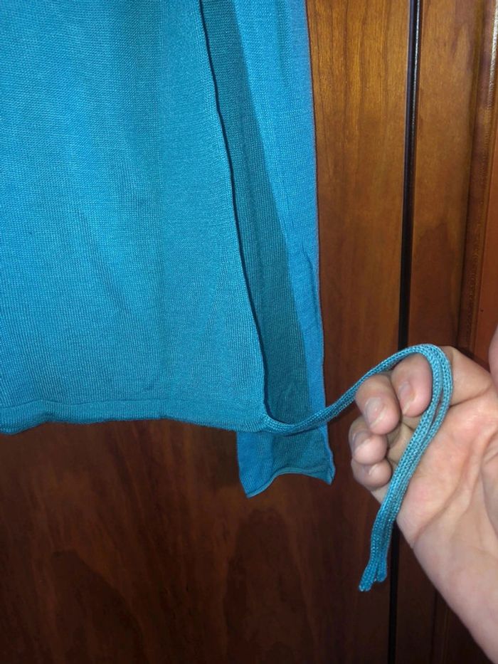 Pull léger bleu 38 Version Sud neuf avec étiquette - photo numéro 3