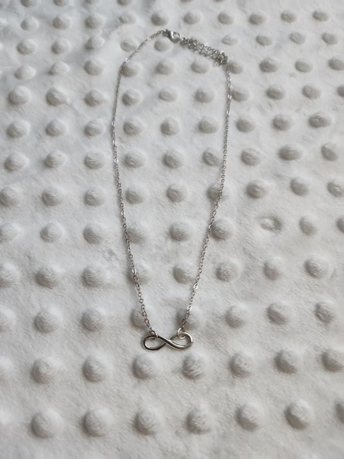 Collier chaine infini en acier inoxydable - photo numéro 4