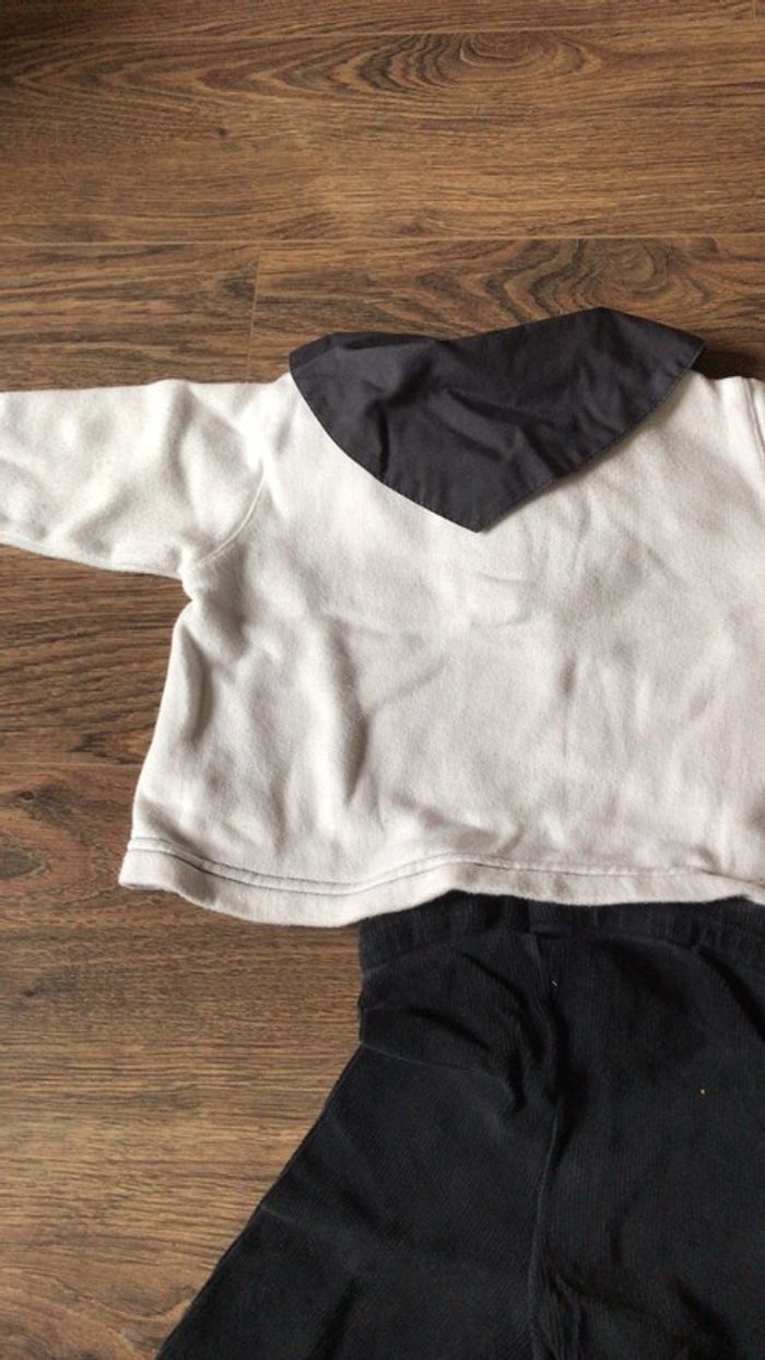 Ensemble sweat-shirt + legging 12 mois - photo numéro 4