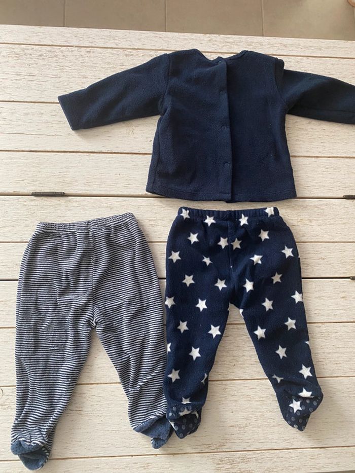 Pyjama 9/12 mois 3 pièces Disney Mickey unisexe garçon ou fille - photo numéro 3